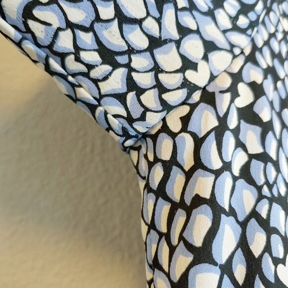 Diane Von Furstenberg Freya Silk Blend Dress Sz 10 - Picture 4 of 16